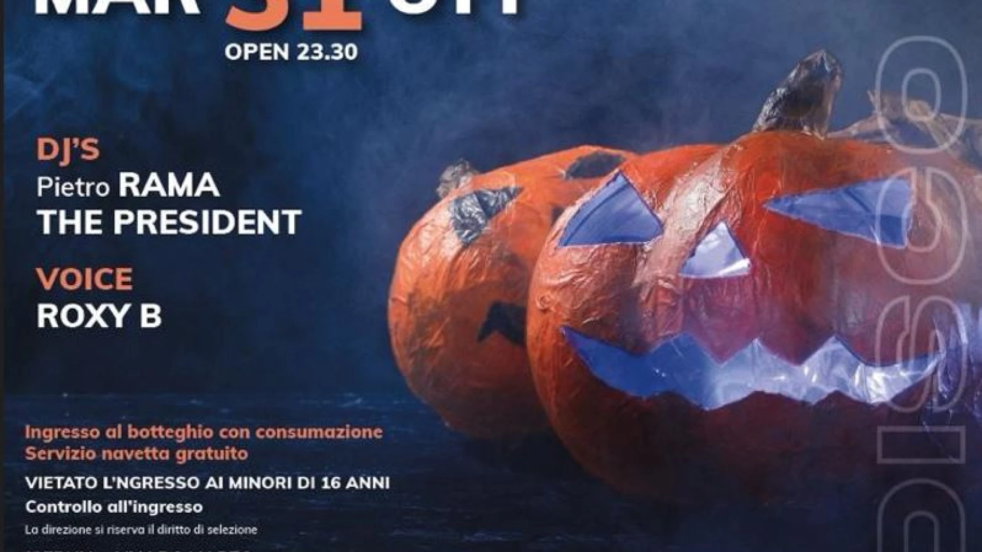 Halloween Night alla Strada Disco Club di Isernia. Un party da “brividi”. Appuntamento martedì’ 31 ottobre.